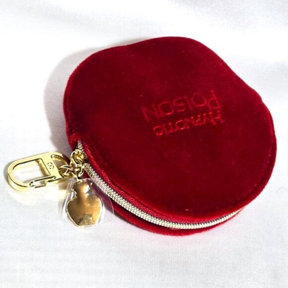 Dior Hypnotic Poison Mini & Red Velvet Coin Pouch Case Makeup Bag Set - Picture 10 of 11